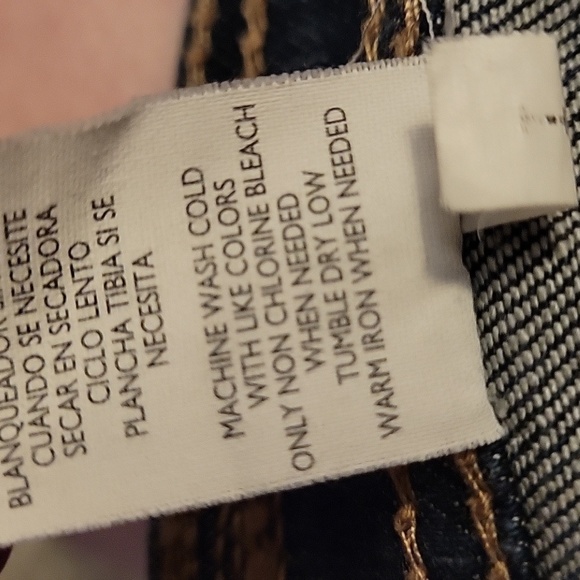 Daisy Fuentes blue jean denim mini skirt womens size 8 gently loved - Picture 7 of 8